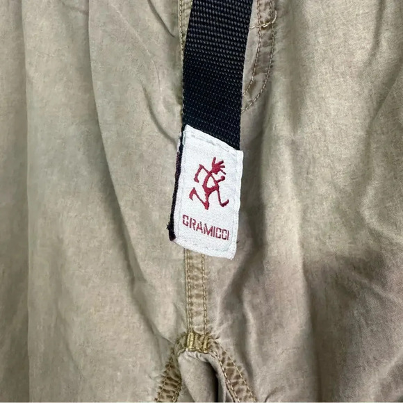 Vintage Gramicci Belted Hiking Pants Men's XXL Khaki Outdoor Climbing - Picture 7 of 8
